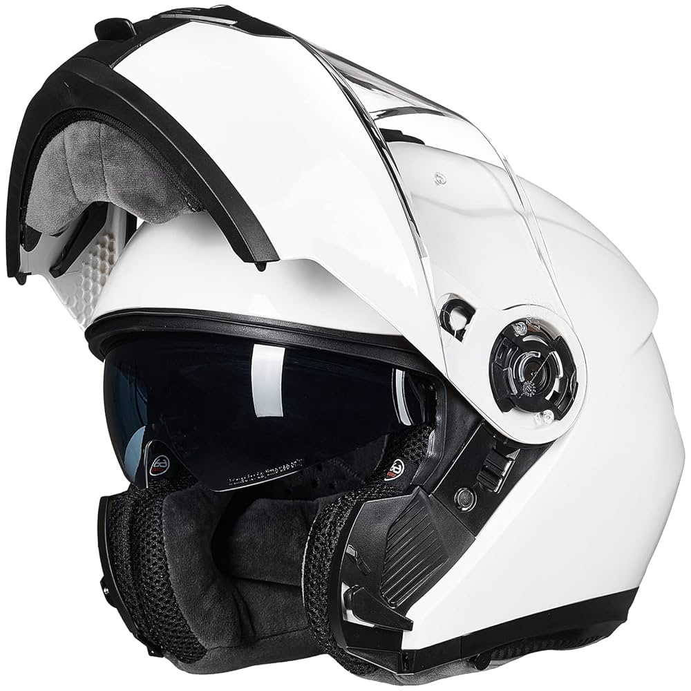 ILM Adult Modular Motorcycle Helmet Full Face Flip up Casco
